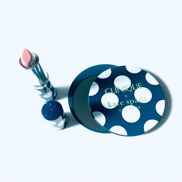 CLINIQUE X KATE SPADE LIPSTICK AND COMPACT MIRROR - Picture 2 of 2